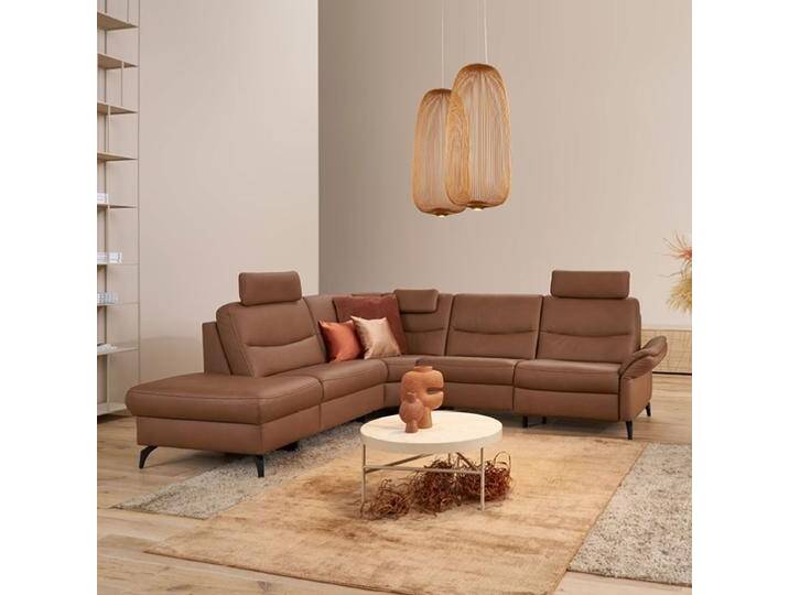 Himolla 1468 Planopoly 7 Ecksofa mit manueller Armteilverstellung und Rückenneigung im Eckelement in braun aus der Ledergruppe 24 auf Metallfüßen Himolla 1468 Planopoly 7 Ecksofa mit manueller Armteilverstellung und Rückenneigung im Eckelement in braun aus der Ledergruppe 24 auf Metallfüßen von Himolla