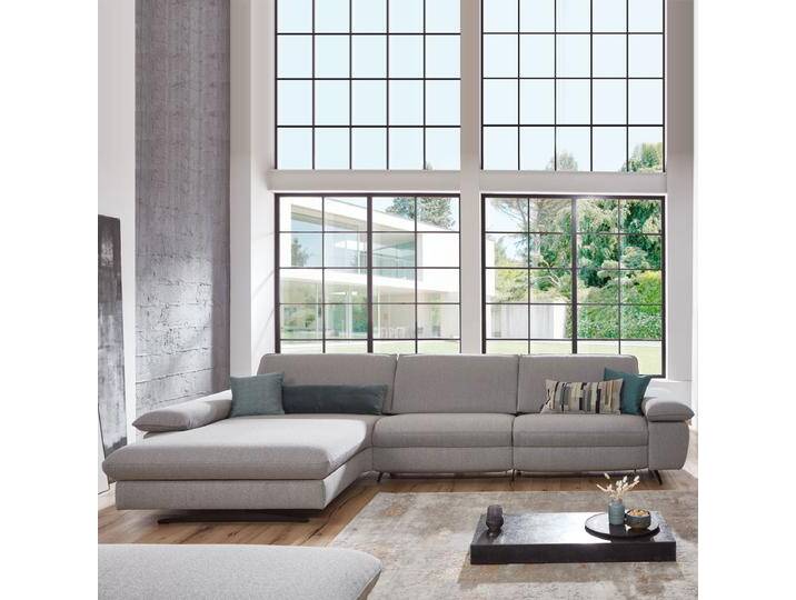 Himolla 1488 Spektra Ecksofa links mit höhenverstellbarer Armteilverstellung sowie klappbarem Kopfteil in der Recamiere in grau aus der Stoffgruppe 20 Himolla 1488 Spektra Ecksofa links mit höhenverstellbarer Armteilverstellung sowie klappbarem Kopfteil in der Recamiere in grau aus der Stoffgruppe 20 von Himolla