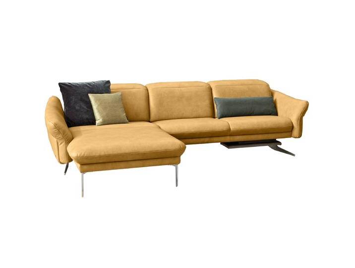 Himolla 1808 Promotion Ecksofa mit Recamiere links in gelb auch in anderen Farben möglich von Himolla
