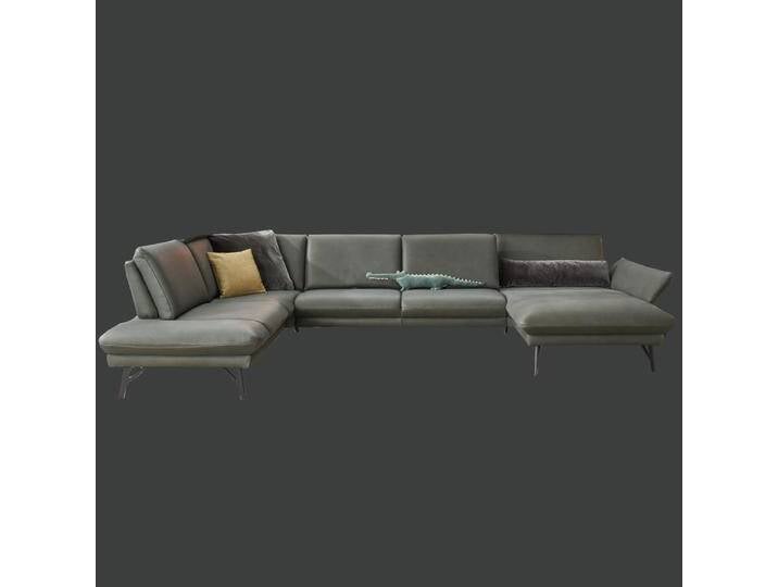 Himolla 1928 Promotion Wohnlandschaft in U-Form mit Recamiere rechts mit Sitztiefenverstellung in grün auch in anderen Farben möglich Himolla 1928 Promotion Wohnlandschaft in U-Form mit Recamiere rechts mit Sitztiefenverstellung in grün auch in anderen Farben möglich von Himolla