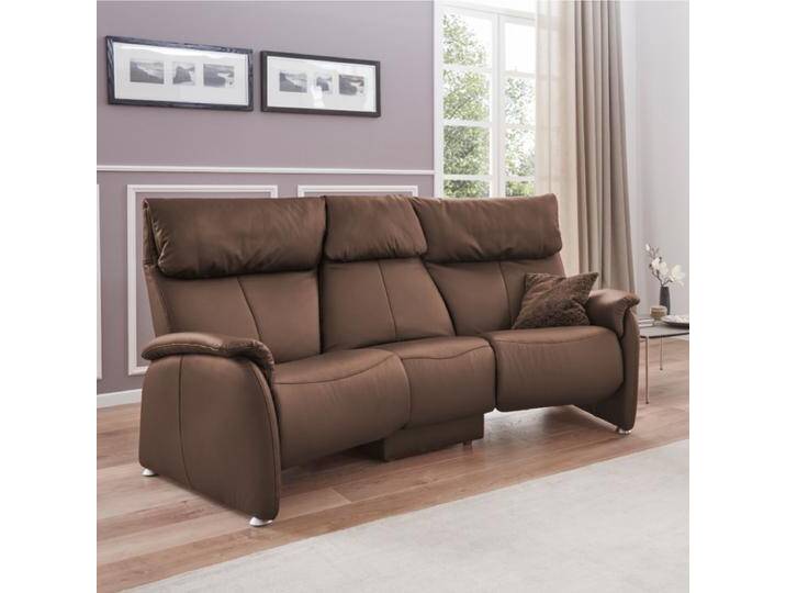 Himolla 4897 Cumuly Trapezsofa für Heimkino-Atmosphäre mit manueller Funktion im Lederbezug L18 von Himolla