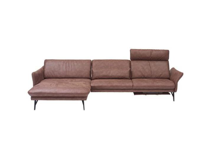 Himolla ECKSOFA, Dunkelbraun, Uni, Ottomane links, L-Form, 330x174 cm, Blauer Engel, Goldenes M, EMAS, Typenauswahl, Lederauswahl, Stoffauswahl, von Himolla