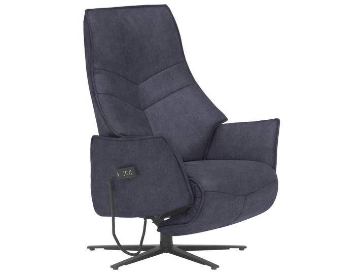 Himolla RELAXSESSEL, Blau, Grau, 74x113x84 cm, Blauer Engel, Goldenes M, EMAS, Lederauswahl, Stoffauswahl, Relaxfunktion, Netzbetrieb, Wohnzimmer, von Himolla