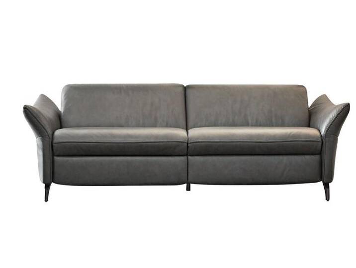 Ledersofa 2-Sitzer MAINSTADT zinngrau von Himolla