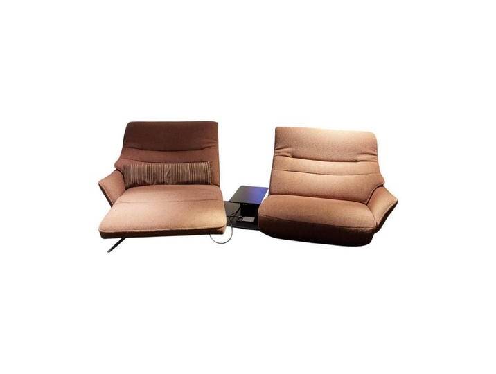himolla Ecksofa Ecksofa Haiger 4905 Stoff Oasis Peach Metallkufe Anthrazit, rosa von Himolla