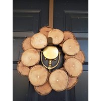 Holzscheibenkranz von HinesCustomWoodwork