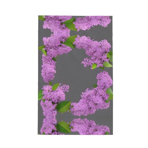 Fashion Framing Geschirrtuch, Motiv: lila Blumen in Blüten, weich, saugfähig, Geschirrtücher und Tischdekorationstücher Fashion Framing Geschirrtuch, Motiv: lila Blumen in Blüten, weich, saugfähig, Geschirrtücher und Tischdekorationstücher von Hingor