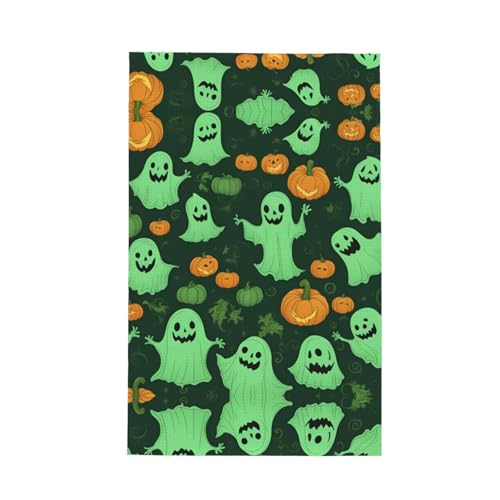 Fashion Green Ghost Horror Halloween Kürbis 2 Druck Küche Geschirrtuch weich saugfähig Geschirrtücher Geschirrtücher und Tischdekoration Handtücher Fashion Green Ghost Horror Halloween Kürbis 2 Druck Küche Geschirrtuch weich saugfähig Geschirrtücher Geschirrtücher und Tischdekoration Handtücher von Hingor