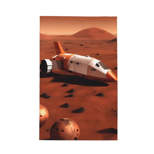 Fashion Mars Planet Print Küche Geschirrtuch weich saugfähig Geschirrtücher Geschirrtücher und Tischdekoration Handtücher Fashion Mars Planet Print Küche Geschirrtuch weich saugfähig Geschirrtücher Geschirrtücher und Tischdekoration Handtücher von Hingor