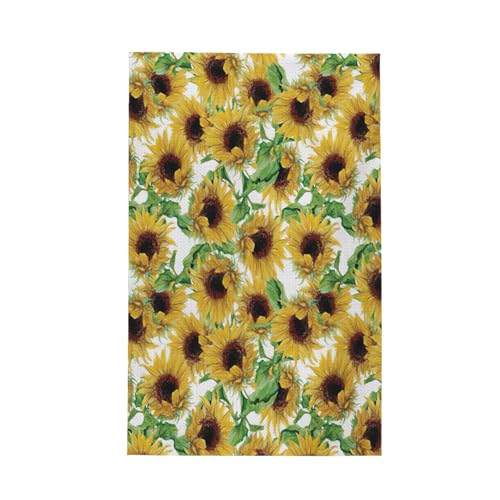 Fashion Sunflower.1 bedrucktes Küchen-Geschirrtuch, weich, saugfähig, Geschirrtücher und Tischdekorationstücher Fashion Sunflower.1 bedrucktes Küchen-Geschirrtuch, weich, saugfähig, Geschirrtücher und Tischdekorationstücher von Hingor