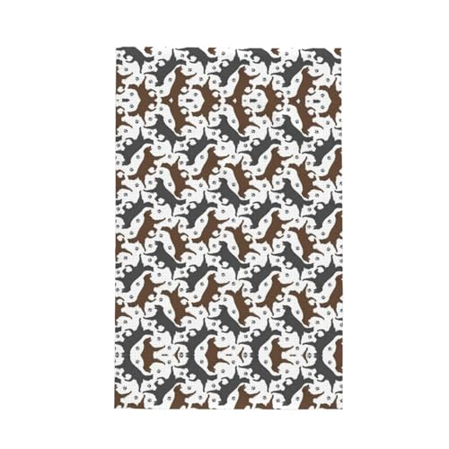 Fashion Trotting Flat Coated Retrievers Pfotenabdruck Küche Geschirrtuch Weich saugfähig Geschirrtücher und Tischdekoration Handtücher Fashion Trotting Flat Coated Retrievers Pfotenabdruck Küche Geschirrtuch Weich saugfähig Geschirrtücher und Tischdekoration Handtücher von Hingor