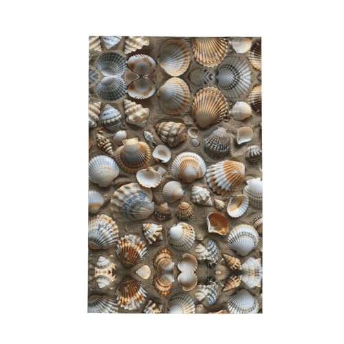 Geschirrtuch, Motiv: Muscheln, Sanddruck, weich, saugfähig, Geschirrtücher und Tischdekorationstücher Geschirrtuch, Motiv: Muscheln, Sanddruck, weich, saugfähig, Geschirrtücher und Tischdekorationstücher von Hingor