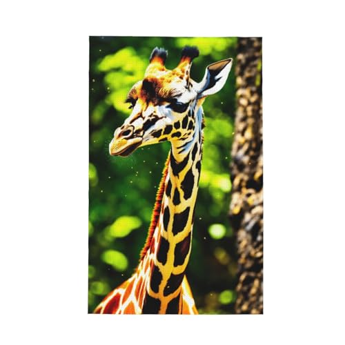 Geschirrtuch mit Giraffen-Druck, weich, saugfähig, Geschirrtücher und Tischdekorationstücher Geschirrtuch mit Giraffen-Druck, weich, saugfähig, Geschirrtücher und Tischdekorationstücher von Hingor