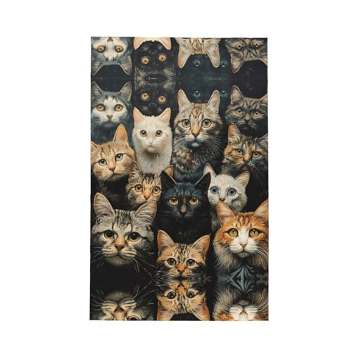 Geschirrtuch mit Katzenmotiv, weich, saugfähig, Geschirrtücher und Tischdekorationstücher Geschirrtuch mit Katzenmotiv, weich, saugfähig, Geschirrtücher und Tischdekorationstücher von Hingor
