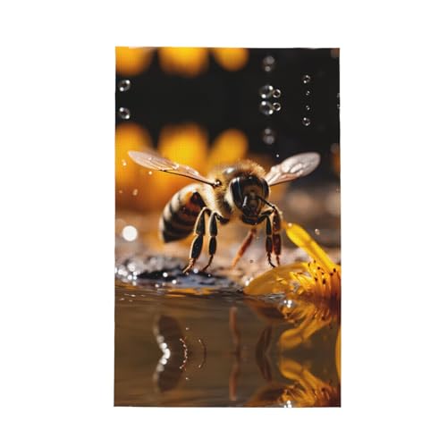 Geschirrtuch mit modischem Bienen-Motiv, weich, saugfähig, Geschirrtücher und Tischdekorationstücher Geschirrtuch mit modischem Bienen-Motiv, weich, saugfähig, Geschirrtücher und Tischdekorationstücher von Hingor
