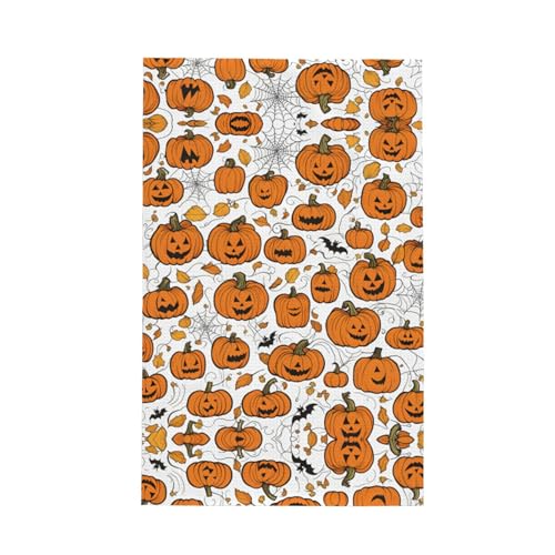 Geschirrtuch mit modischem Halloween-Kürbis-Muster, weich, saugfähig, Geschirrtücher und Tischdekorationstücher Geschirrtuch mit modischem Halloween-Kürbis-Muster, weich, saugfähig, Geschirrtücher und Tischdekorationstücher von Hingor
