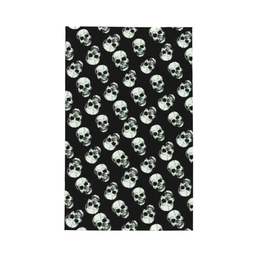 Geschirrtuch mit modischem Totenkopf-Druck, weich, saugfähig, Geschirrtücher und Tischdekorationstücher Geschirrtuch mit modischem Totenkopf-Druck, weich, saugfähig, Geschirrtücher und Tischdekorationstücher von Hingor