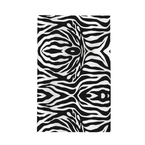 Geschirrtuch mit modischem Zebra-Druck, weich, saugfähig, Geschirrtücher und Tischdekorationstücher von Hingor