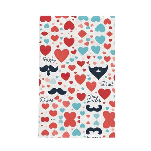 Modisches Geschirrtuch mit Aufdruck "Love Dad", weich, saugfähig, Geschirrtücher und Tischdekorationstücher Modisches Geschirrtuch mit Aufdruck "Love Dad", weich, saugfähig, Geschirrtücher und Tischdekorationstücher von Hingor