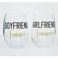 Verlobung Weinglas Freund Freundin Verlobter Personalisiert Verlobung Weinglas Freund Freundin Verlobter Personalisiert von HintOfColorCreations