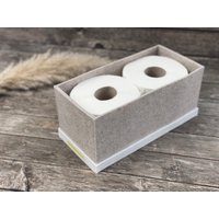 Toilettenpapieraufbewahrung/ Aufbewahrung Für Klorollen/ Utensilo Fürs Bad Aus Filz in Verschiedenen Farben von HinterhofAmbiente