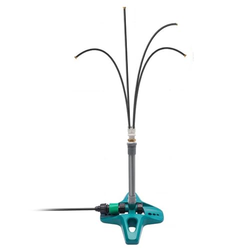 19-27 Zoll hohe Standzerstäuber für die Außenterrasse tragbarer Zerstäuber mit einstellbarem Sprühwinkel und 26 Fuß Sprühleitung Sprinkler für den Gartenpoolstrand 19-27 Zoll hohe Standzerstäuber für die Außenterrasse tragbarer Zerstäuber mit einstellbarem Sprühwinkel und 26 Fuß Sprühleitung Sprinkler für den Gartenpoolstrand von Hintyne