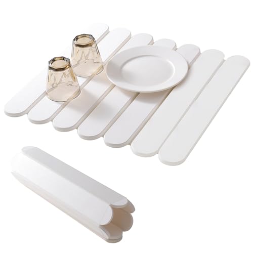 Abtropfmatte aus Stein für die Küche 40, 6 x 30, 5 cm rutschfest faltbar saugfähig multifunktional Abtropfmatte für die Küche Theke Badezimmer Abtropfmatte aus Stein für die Küche 40, 6 x 30, 5 cm rutschfest faltbar saugfähig multifunktional Abtropfmatte für die Küche Theke Badezimmer von Hintyne