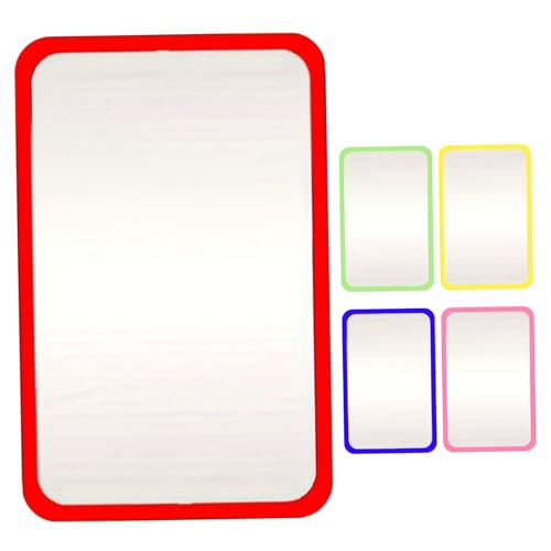 Hintyne 5-teiliger Kleiner Spiegel 6 x 4 Zoll großer unzerbrechlicher Acrylspiegel ideal für Zuhause Schule bruchsicherer Spiegel von Hintyne