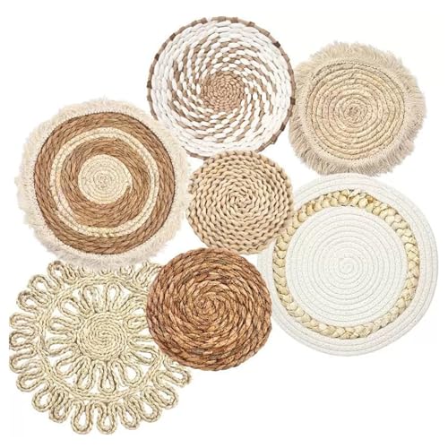 Hintyne Boho-Wandkörbe 7-teilig/Set Verschiedene Größen und Stile Boho-Wandkorb-Dekor Stroh gewebt und rund dekorative Kunst für Wohnzimmer Schlafzimmer Bauernhaus Kinderzimmer Hintyne Boho-Wandkörbe 7-teilig/Set Verschiedene Größen und Stile Boho-Wandkorb-Dekor Stroh gewebt und rund dekorative Kunst für Wohnzimmer Schlafzimmer Bauernhaus Kinderzimmer von Hintyne