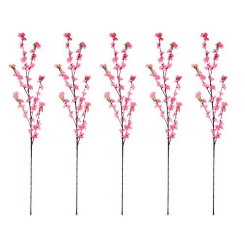 Hintyne Künstliche Kirschblütenzweige Kirschblüten Fühlen Sich Echt An Blumensträuße Fühlen Sich Echt An Künstliche Seidenblumen Ambiente Blumensträuße 5 Stück Hintyne Künstliche Kirschblütenzweige Kirschblüten Fühlen Sich Echt An Blumensträuße Fühlen Sich Echt An Künstliche Seidenblumen Ambiente Blumensträuße 5 Stück von Hintyne