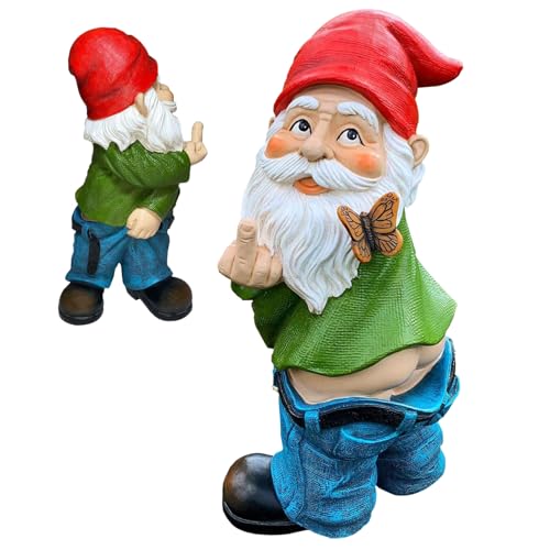 Hintyne Mittelfinger Zwerg Lustiger Zwerg 14 cm Groß Frecher Zwerg Lustige Gartenzwerge Aus Kunstharz Mini Hosen Nackte Zwerge Für Rasen Und Hausdekoration Im Freien Hintyne Mittelfinger Zwerg Lustiger Zwerg 14 cm Groß Frecher Zwerg Lustige Gartenzwerge Aus Kunstharz Mini Hosen Nackte Zwerge Für Rasen Und Hausdekoration Im Freien von Hintyne