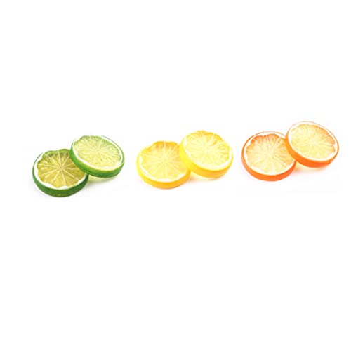 Hintyne Stück Simulation Zitronenscheiben Künstliche Zitronenscheiben Hochsimulation Zitronenscheibe Künstlicher Kunststoff Lebensechtes Obstmodell Partydekoration Gelb Grün Orange Hintyne Stück Simulation Zitronenscheiben Künstliche Zitronenscheiben Hochsimulation Zitronenscheibe Künstlicher Kunststoff Lebensechtes Obstmodell Partydekoration Gelb Grün Orange von Hintyne