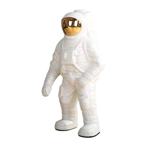 Lustige Vasen Astronauten Vase weiße Astronauten Keramikvase dekorative kreative Raumfahrer Figuren einzelner Blumenhalter Heim Desktop Dekoration Lustige Vasen Astronauten Vase weiße Astronauten Keramikvase dekorative kreative Raumfahrer Figuren einzelner Blumenhalter Heim Desktop Dekoration von Hintyne