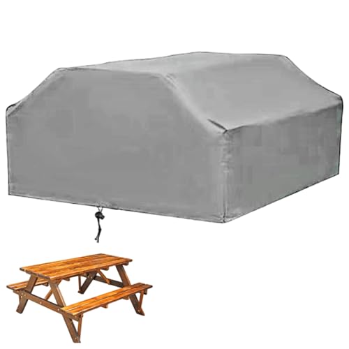 Terrassentischabdeckung 72 x 59 x 31 Zoll staubdichte Oxford-Stoff-Abdeckungen für Gartenmöbel wasserdicht reißfest Haushaltswaren für den Innenbereich wasserdichte Tischabdeckung von Hintyne