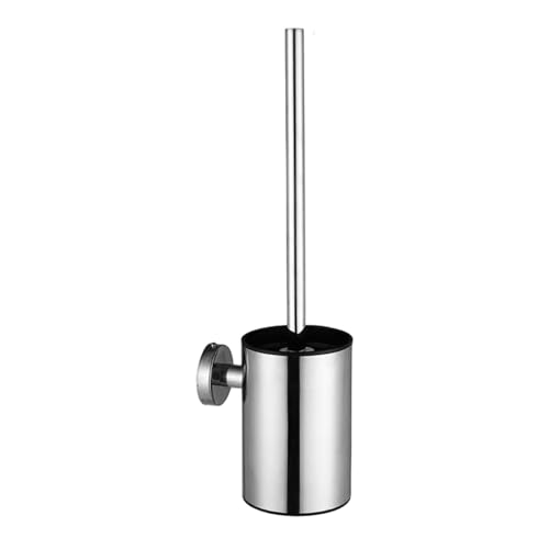 Toilettenbürste zur Wandmontage mit Halter Toilettenbürste aus Edelstahl mit Nylonborsten von Hintyne