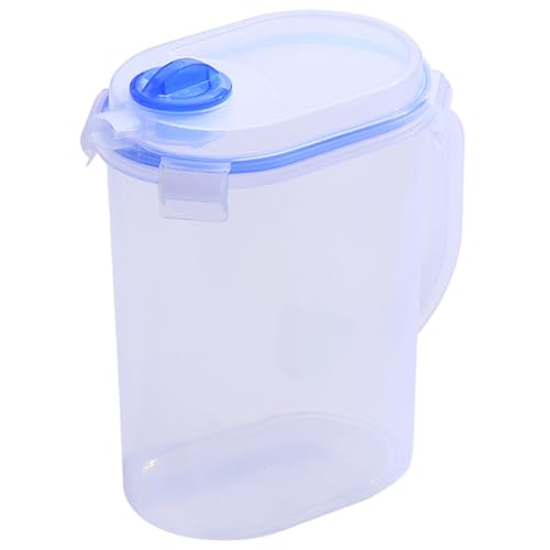 Wasserkrug aus Kunststoff für die Kühlschranktür 2, 5 l Krug für kaltes Wasser mit Deckel Ausguss und Griff transparenter PP-Krug in Lebensmittelqualität für das Wohnzimmer zu Hause Wasserkrug aus Kunststoff für die Kühlschranktür 2, 5 l Krug für kaltes Wasser mit Deckel Ausguss und Griff transparenter PP-Krug in Lebensmittelqualität für das Wohnzimmer zu Hause von Hintyne