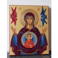 Mutter Gottes Mit Jesus Christus. 100% Handgeschriebene Ikone 25x20x3 cm. Orthodoxe Ikone, Jungfrau Maria Kind, Virgin Mary Mutter Gottes Mit Jesus Christus. 100% Handgeschriebene Ikone 25x20x3 cm. Orthodoxe Ikone, Jungfrau Maria Kind, Virgin Mary von HinzArtKunst