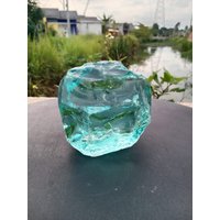 1402 Gr Rohe Andara Kristalle Monoatomisch Türkis Grün von HinzCrystalShop