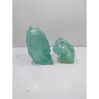 1840 Gr Andara Kristalle Einatomig Türkis Grün Mit Wunderschönen Bläschen Im Inneren von HinzCrystalShop