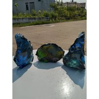 3 Stück/1468 Gr Raue Andara Kristalle Monatomic 2 Farben Selten von HinzCrystalShop