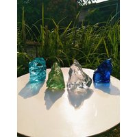 4 Stück 1077 Gr Natürliche Andara Kristalle Monatomic Mix Farben von HinzCrystalShop