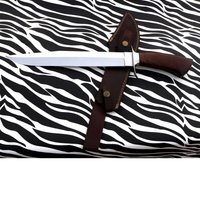 Hiolty-23 Handgefertigte D2-Werkzeugstahl Kohlenstoffstahl Bowie-Messer Und Kostenlose Lederscheide von Hioltytraders