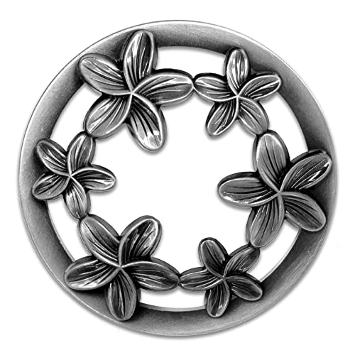 Illuma Lid Candle Kerzedeckel Aufsatz,Mehrere Stile,Candle Matrix Brushed Zubehör Lampenschirm Schirm Topper Metall Weihnachten,Helfen Sie Der Kerze Gleichmäßig Zu Schmelzen(Silber Bauhinia) von Hion