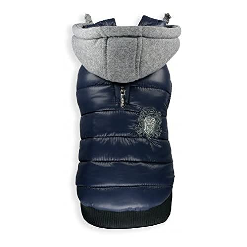 Hip Doggie HD-5SPVN Sporty Puffer Vest Hundemantel, S, Navy von Hip Doggie