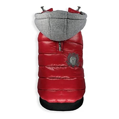 Hip Doggie HD-5SPVR Sporty Puffer Vest Hundemantel, L, rot von Hip Doggie