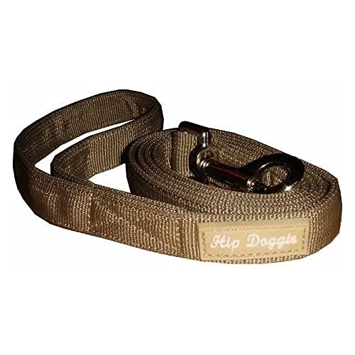 Hip Doggie HD-6PMHTN Tan Leash Hundeleine von Hip Doggie