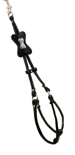 Hip Doggie HD-6SIBKB-L Bone Step-in Harness - Hundegeschirr, L, schwarz von Hip Doggie