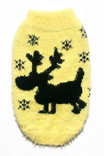 Hip Doggie HD-7FSMS-M Feathersoft Moose Sweater M Hundepullover von Hip Doggie