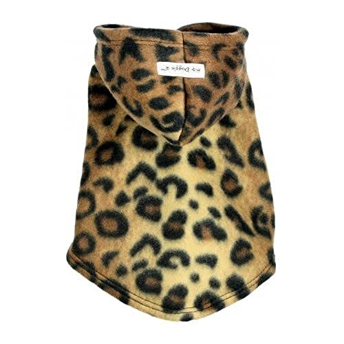 Hip Doggie HD-7PFLP-XL Leopard Polar Fleece Hoodie - Hundepullover, XL von Hip Doggie