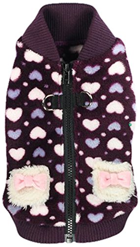 Hip Doggie HD-7PHV-L Soft Purple Heart Vest - Hundepullover, L von Hip Doggie